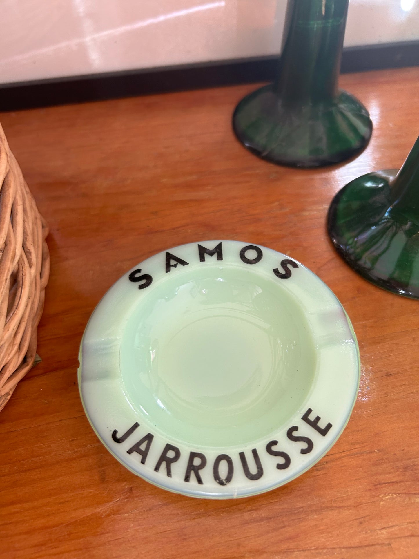 Jarrousse Milk Glass 20th Century Ash tray