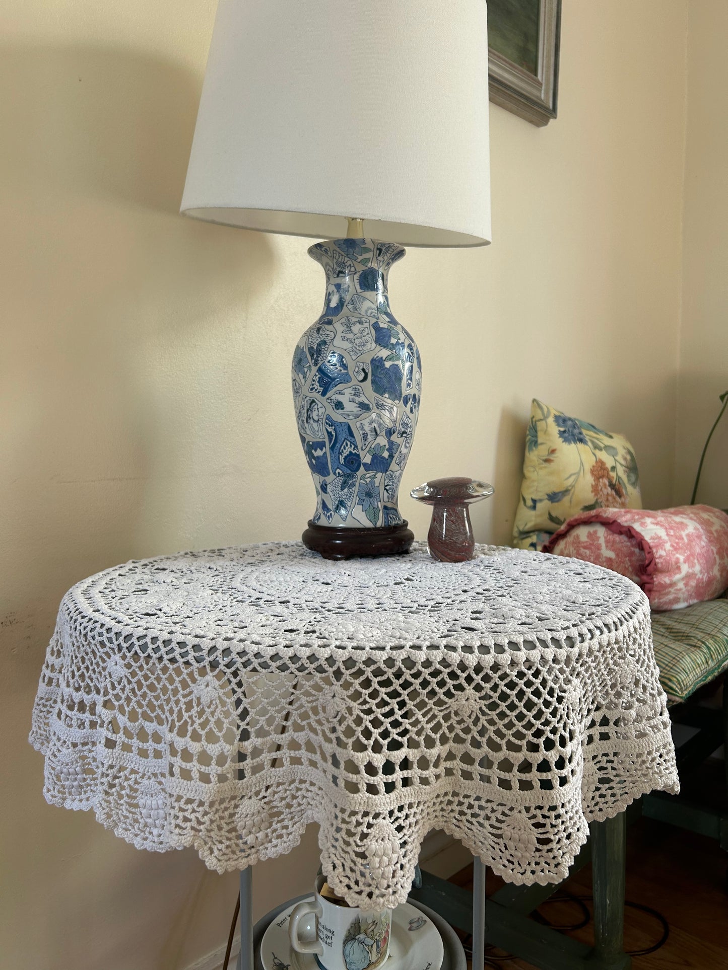 Crochet Circular Lace Table Cloth