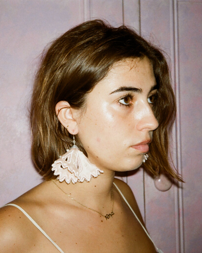 Dahlia Earrings Pink