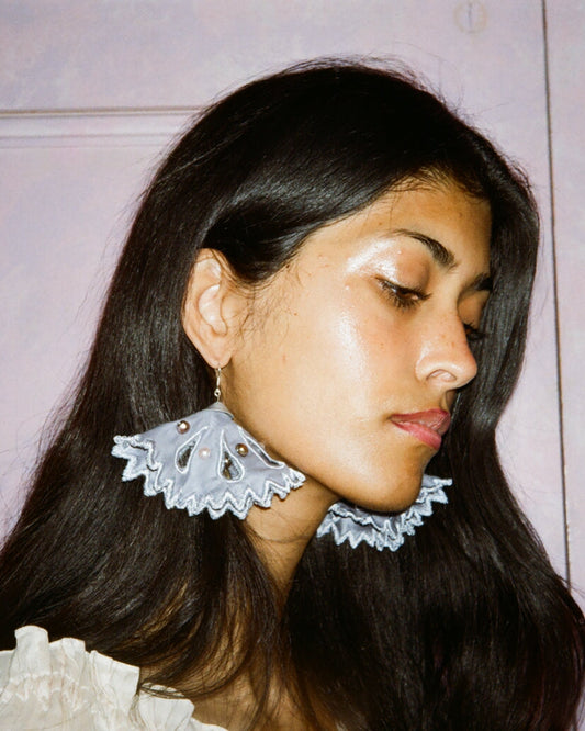 Dahlia Earrings Blue