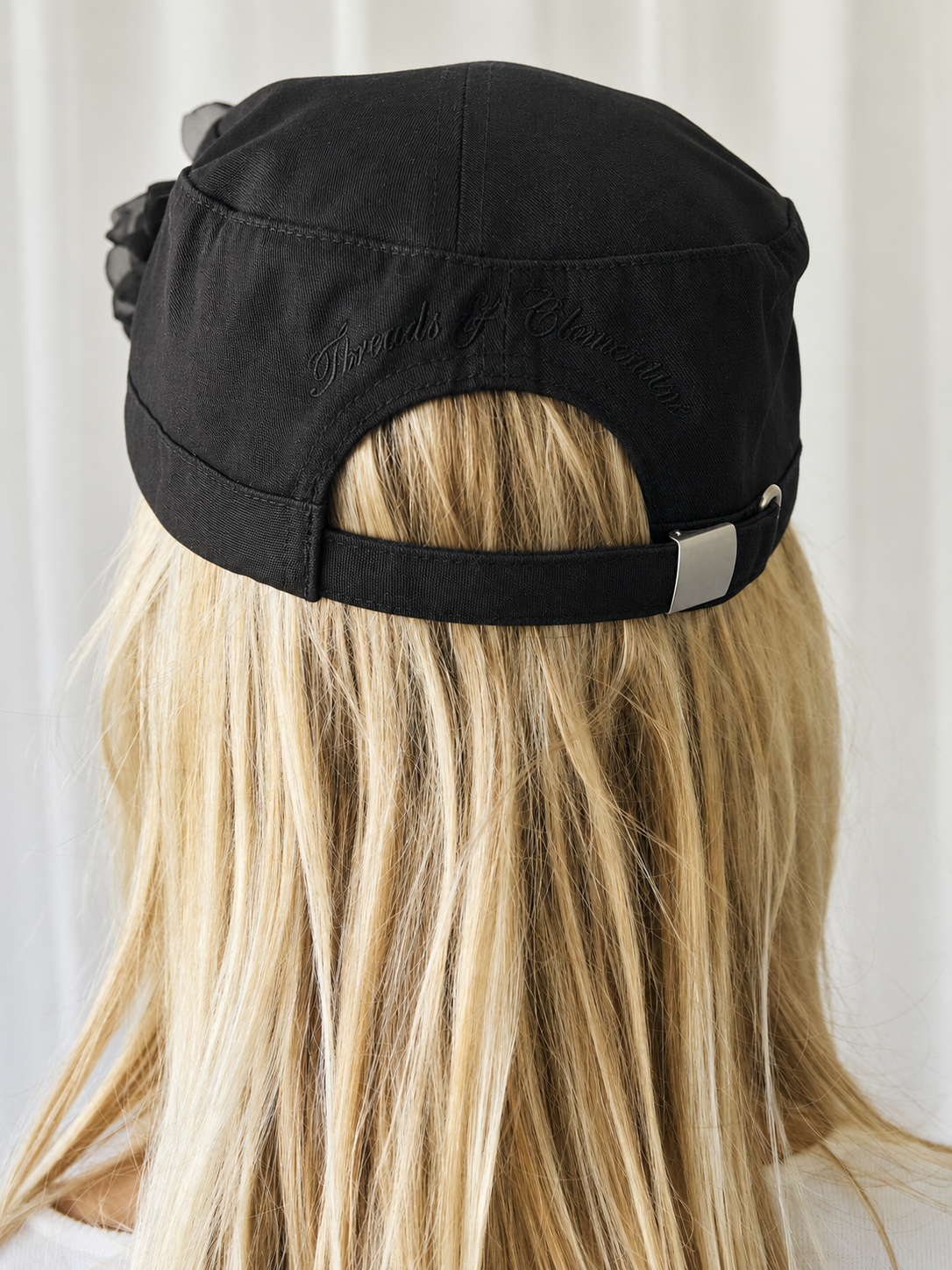 Rose Cap Black