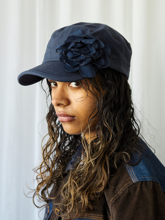 Rose Cap Navy