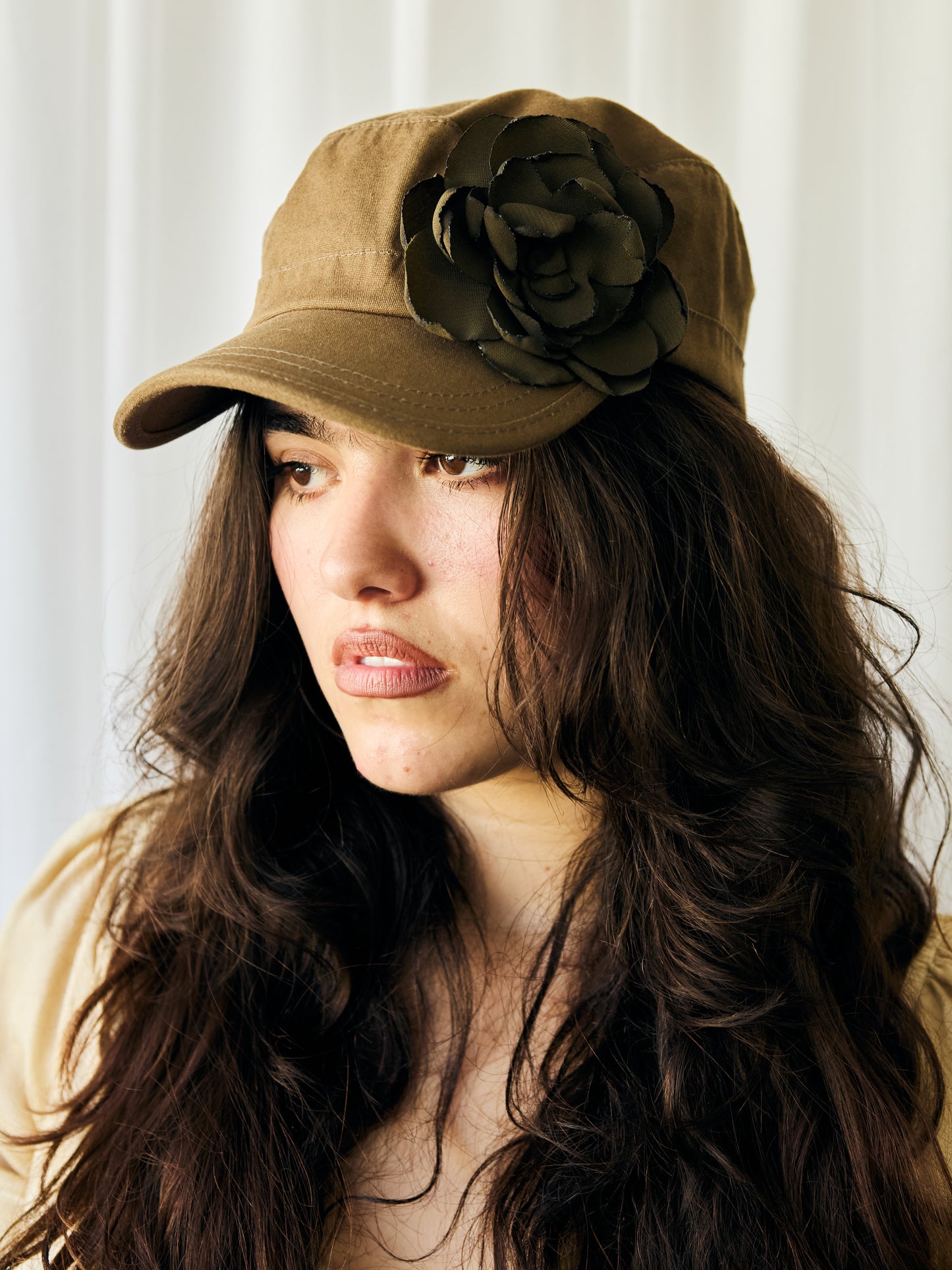 Rose Cap Khaki