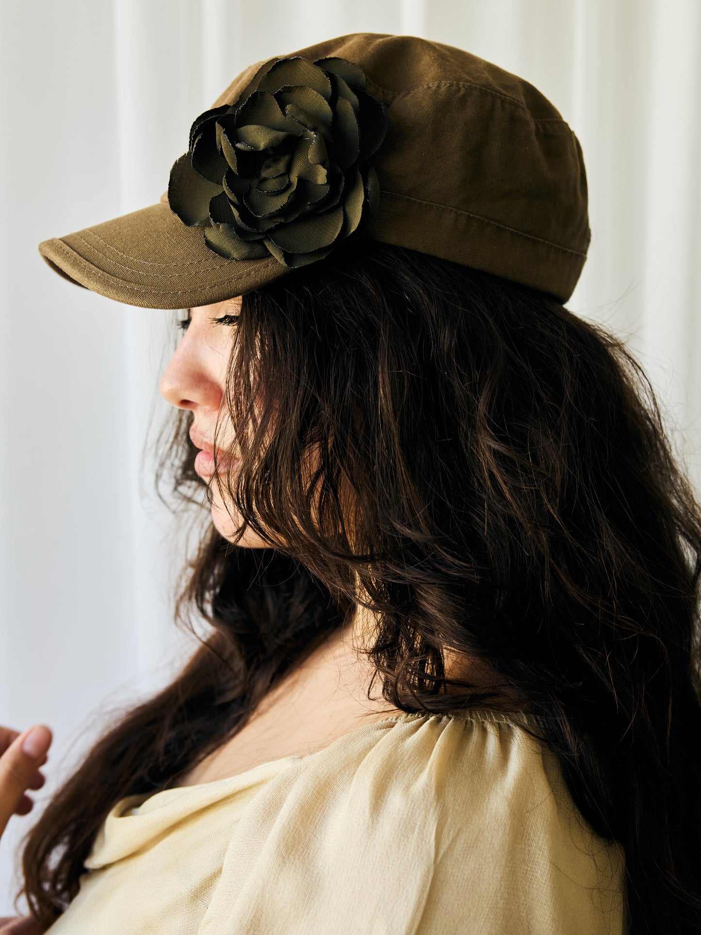 Rose Cap Khaki