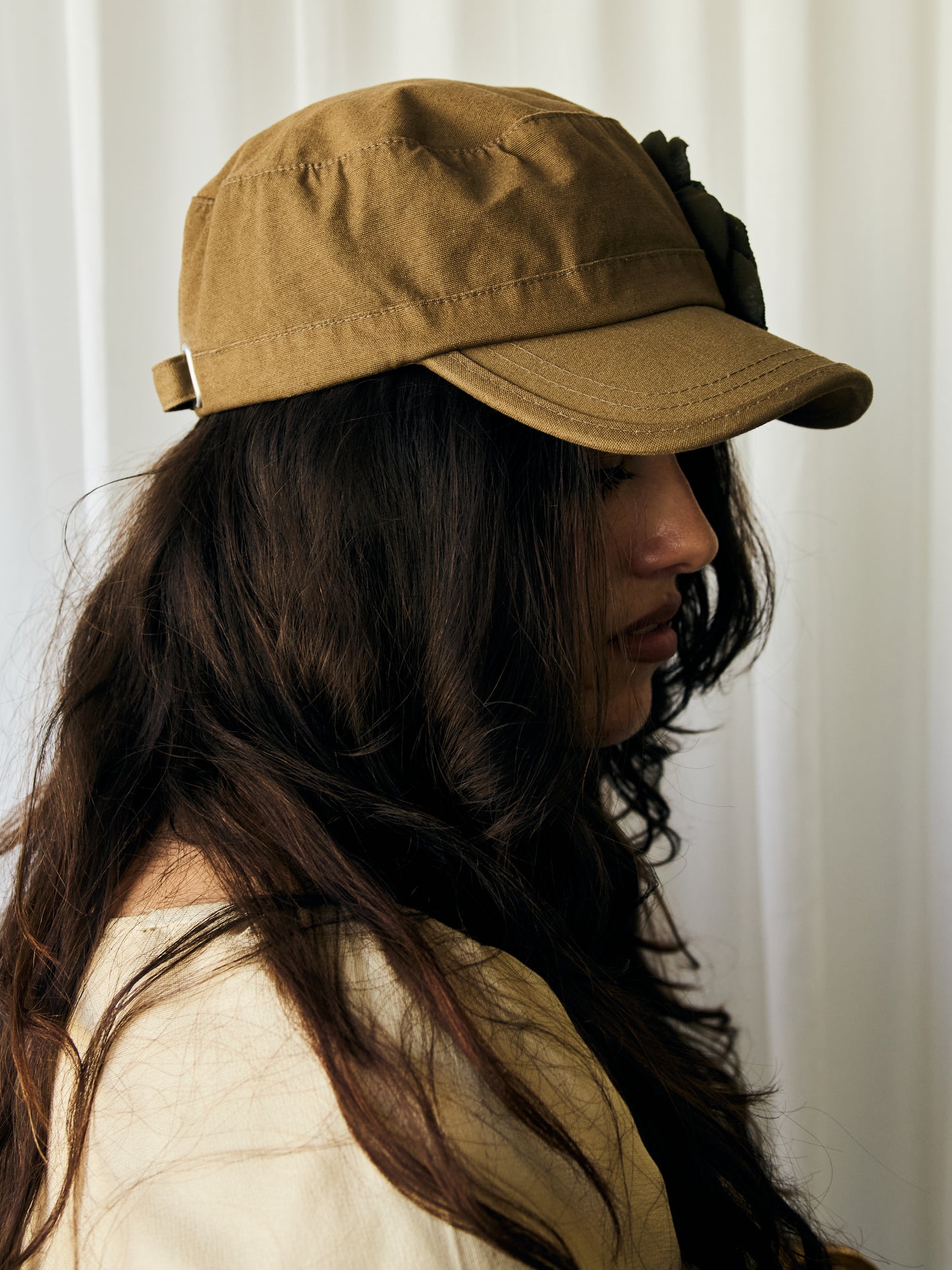Rose Cap Khaki