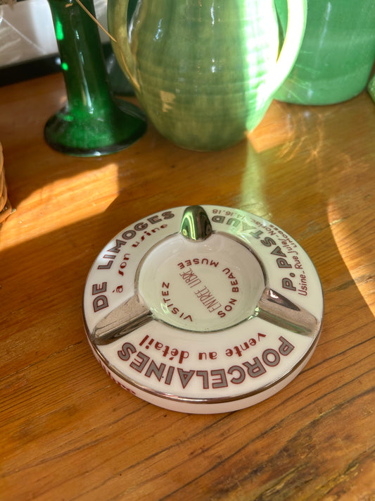 P.Pastaud Limoges Porcelain Ash Tray