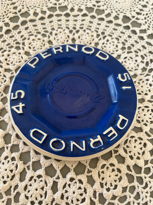 Pernod 45 and 51 Ceramic Ashtray