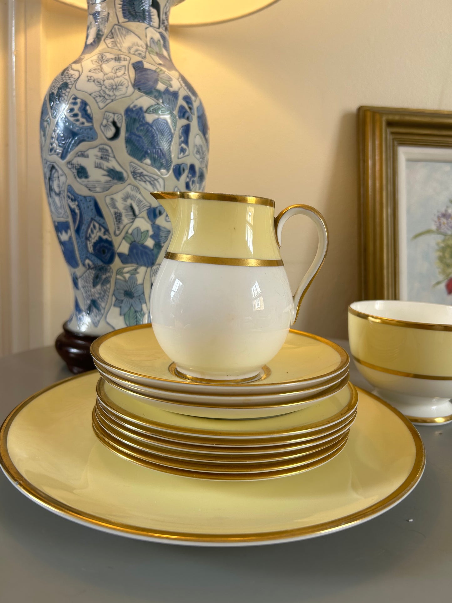 Wedgewood April Yellow China Set