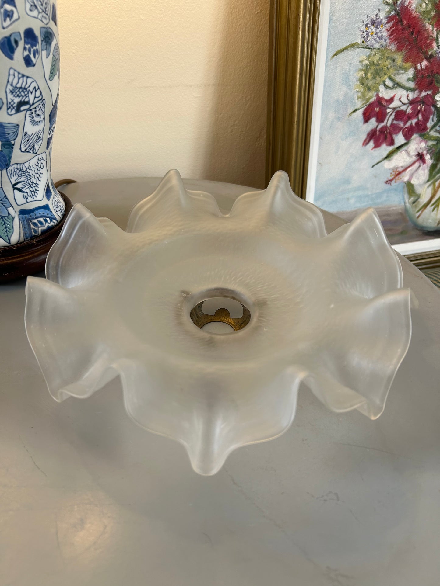 Vintage Handkerchief Light Fixture