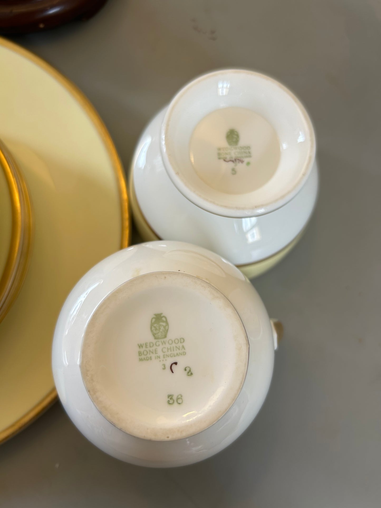 Wedgewood April Yellow China Set